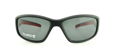 Gafas de sol deportivas Timberland TB9049 02D mate negras rojas polarizadas 62-17-137 Foto 1 de 4