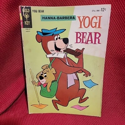 YOGI BEAR #15 VTG Gold Key Hanna Barbera Comic Book 1964 pixie dixie chopper - Image 1 of 4