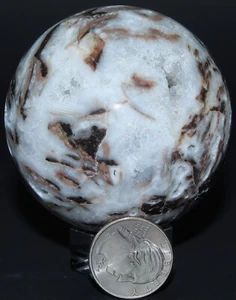 Esfalerita Peruana Druzy Esfera / 2.69" (68.32 mm) / 14.90 oz (422.40 gr) 3292 - Imagen 1 de 18