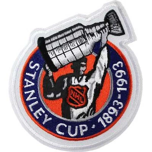 1993 NHL Stanley Cup Finale 100th Anniversary Jersey Patch Los Angeles Kings - Bild 1 von 2