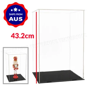 43.2cm High Acrylic Display Case Box Model Dustproof Large Self-Install AU - Picture 1 of 11