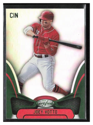 2019 Panini Chronicles Certified Green #15 Joey Votto - Image 1 of 2
