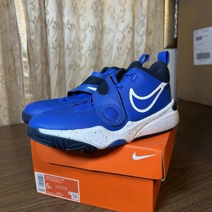 Nike Team Hustle D 11 Youth Size 5Y Royal Blue Basketball Shoes DV8996-400 New - Picture 1 of 8