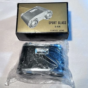 Vintage Japan Sport Glass Binocular Opera Coated Lens 3.5X, New In Box - Picture 1 of 6