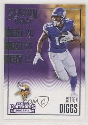 2016 Panini Contenders Season Ticket Stefon Diggs #38 - Image 1 of 2