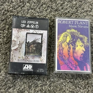 led zeppelin cassette lot Manic Nirvana Zoso 4 Robert Plant  - Picture 1 of 4