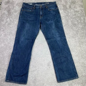 Gap 1969 Jeans Herren 38X31 Blau Standard Straight Dark Wash Mid-Rise Denim - Bild 1 von 14