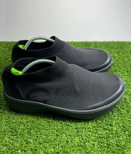 Oofos Oomg EeZee Knit Slip On Shoes Mens 12.5 Black Recovery Comfort Sneakers - Picture 1 of 15