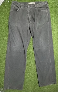 Vintage Levi's 559 Pants Men 38x32 Gray Corduroy Y2K Baggy Relaxed Grunge - Picture 1 of 10