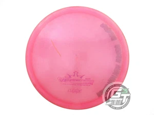 USED Dynamic Discs [CLEMONS] Glimmer Lucid-X Verdict 180g Pink Midrange Disc - Picture 1 of 2
