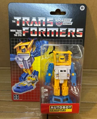 Hasbro Transformers Retro Cardback Deluxe G1 Autobot Seaspray  Action Figure - Image 1 of 4