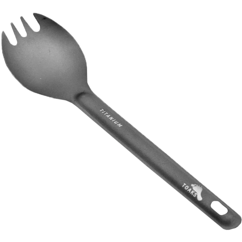TOAKS Titanium Ultralight Spork SLV-04 - Outdoor Camping - Image 1 of 3
