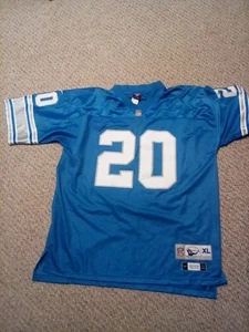 NFL Detroit Lions Barry Sanders #20 Reebok Throwback Classics Jersey Size XL - Picture 1 of 6