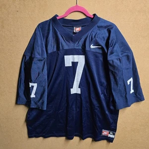 Penn State Nike Football Jersey #7 Sz XL 90s Zack Mills Vintage - Picture 1 of 7
