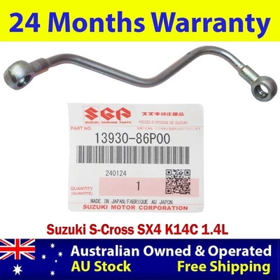 Tubo de alimentación de aceite turbo cargador original para Suzuki S-Cross SX4 K14C 1,4 L Foto 1 de 4