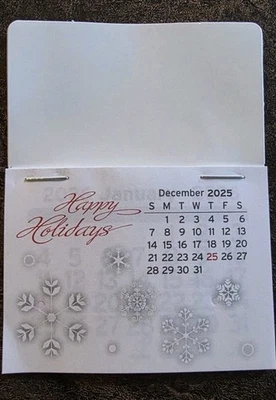 Small 2026 Stick-On Calendar, 3 inch x 4 inch - Image 1 of 4