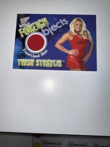 TRISH STRATUS 2001 Fleer WWF Wrestle Mania Foreign Objects Skirt Relic SHIRT - Picture 1 of 7