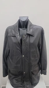 Anyway Be Giacca In Vera Pelle Donna Woman Tg50 Marrone AN16 - Picture 1 of 11