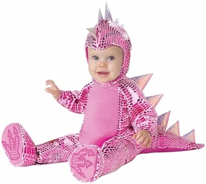 Super Cute-A-Saurus Pink Rex Dinosaur Dino Baby Infant Girls Costume 6-12M - Picture 1 of 1