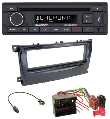 Blaupunkt USB MP3 Bluetooth DAB CD Autoradio für Ford Mondeo S-Max 07-14 schwarz - Bild 1 von 4