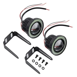 Efficient Lighting Solution 2 pcs Ice Blue LED Fog Lights for Various Vehicles - Picture 1 of 14