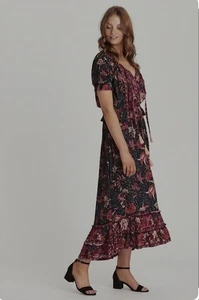 Arnhem Ilona Bohemian Floral Elegance Dress (Size AUS 6/ USA 2) RRP: $229 AUD - Picture 1 of 3