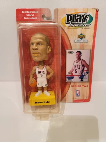Upper Deck Play Makers Series Two NBA Nets Jason Kidd Bobble Head Cover