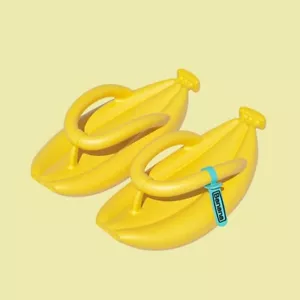 Bananenhausschuhe Damen Größe 8-9 modisch auffällig EVA Hausschuhe neu versandkostenfrei - Bild 1 von 6