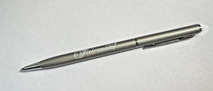 Fairmont Hotel Twist Black Ink Ball Point Silver/Gray Metal Pen - Bild 1 von 5