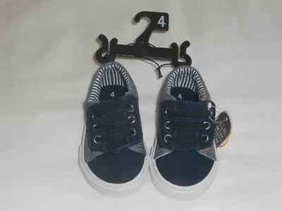 NUEVO, Wonder Nation Niño Pequeño Sin Cordones Tenis de Lona Talla 4 en Azul Foto 1 de 2