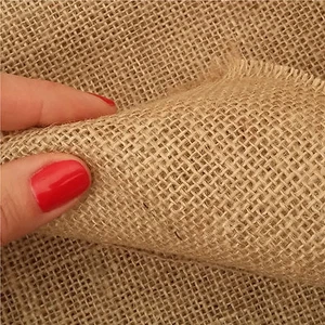 Natural Jute Hessian Fabric Wedding Craft Upholstery Garden 10oz 40''(100cm) - Picture 1 of 2
