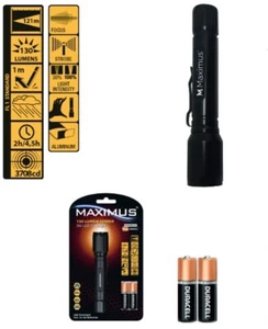 LED Taschenlampe Handlampe Lampe 3W 130 Lumen Inkl. Batterie - Bild 1 von 2