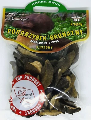 Seweryn Dry Bay Bolete Champiñones Polaco Podgrzybek Brunatny Rebanadas 20gr/0.7Oz Foto 1 de 4