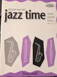 JAZZ TIME FOR ALTO SAXOPHONE WITH PIANO/KEYBOARD (pull-out score)-BOOSEY &HAWKES - Picture 1 of 3