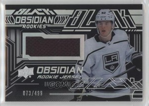 2022 SPx UD Black Obsidian Rookies Jersey /499 Brandt Clarke #ORJ-BC Rookie RC