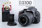 "Count 1,959" Nikon D3100 Black 14.2 MP Digital SLR Camera 18-55 VR Lens
