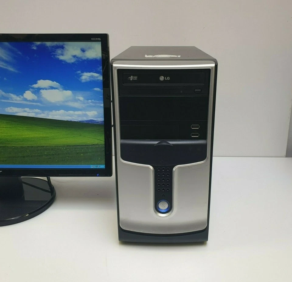 ASUS P7H55-M LX Windows XP Gamer PC Computer 500GB 4GB DVD i5 3,07 GHz Klassiker - Bild 1 von 4