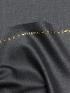 LORO PIANA Suiting Fabric GREY Super 150s Merino Wool AUSTRALIS 3.50m - Picture 1 of 10