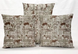 Farmers Market Pillowcase / Pillow Cover (Many Sizes) - Picture 1 of 4