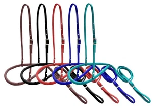 New! Showman Premium NYLON ROPE NOSE TIEDOWN w/ Nickel plated hardware 5 COLORS! - Picture 1 of 6