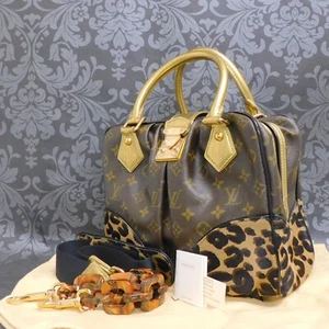 LOUIS VUITTON Monogram Leopard Adel 2Way Schultertasche Handtasche M95284 #4 Rise-on - Bild 1 von 19