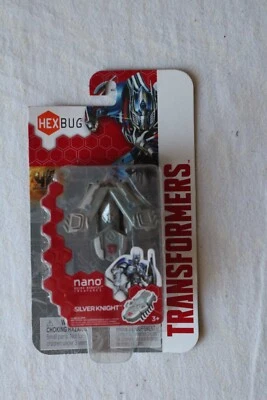 HexBug Nano Transformers Silverknight sin usar, en caja nuevo 2014 Hasbro Micro Robotic Creature Foto 1 de 4