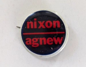 Nixon Agnew Political Pin Republican VTG - Picture 1 of 2