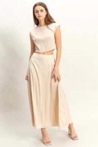HYFVE Sleeveless Top and Maxi Skirt Set - Picture 1 of 8