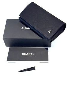 Set occhiali da sole Chanel grandi pieghevoli custodia scatola stoffa nuovo stile - Foto 1 di 7