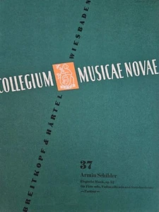 Armin Schibler Elegische Music for Flute, Cello and String Orchestra Full Score - Picture 1 of 1