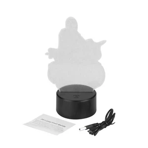 3D Motorcycle Night Light 7 Color Change LED Desk Lamp Touch Room Decor Gift - Picture 1 of 9