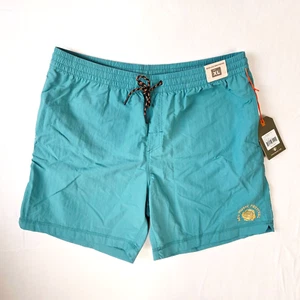 Pantaloncini Howler Bros Salado taglia XL blu acqua tronchetti ibridi sfoderati NUOVI estivi - Foto 1 di 10