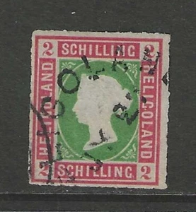 Deutschland Staaten 1867 HELIGOLAND 2 Schilling Ausgabe gest., 73,00 $ - Bild 1 von 1