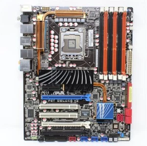 ASUS P6T Deluxe V2 Intel X58 ATX Mainboard Sockel 1366 (#4460) - Bild 1 von 3